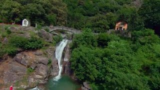 Cinematic waterfalls DJI FPV 4k drone nature