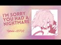 Nightmare Comfort F4M ASMR Sleep Aid Cuddles Kisses Rain Sounds