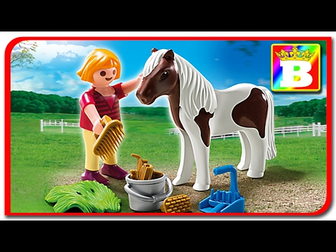 Playmobil Special plus 5291. Fetita cu poney animale domestice unboxing si review. Bogdan`s Show