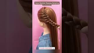 Download lagu ✨Gaya Rambut Kepang Samping Yang Mudah✨ Beautiful Hairstyle For Girls || Hairstyle Ideas & Tutorial mp3