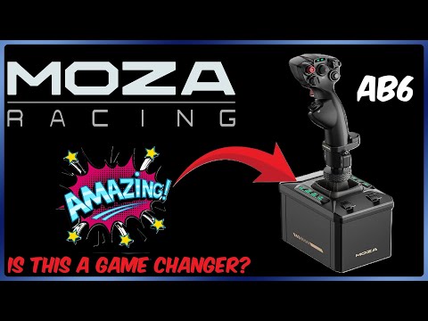 New MOZA AB6 Force Feedback joystick Full Unboxing/review [Airline pilot] #dcs #review #msfs2020 