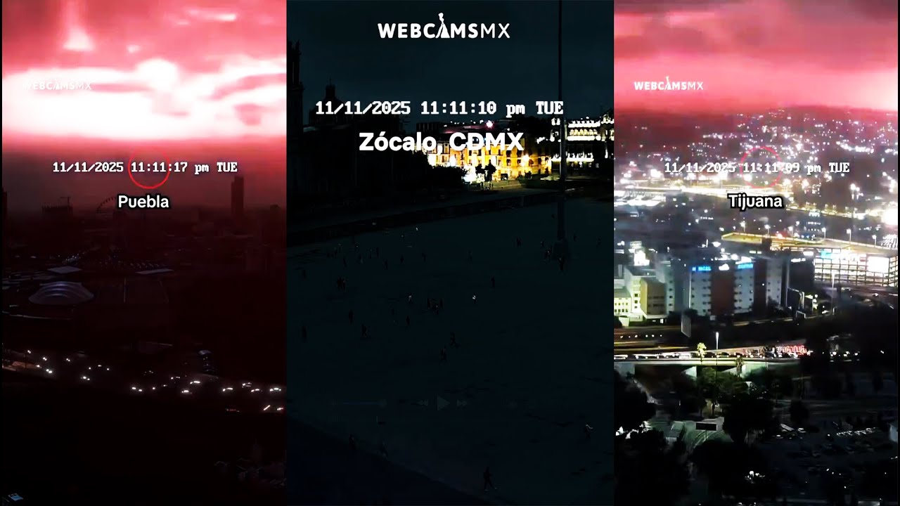 El MISTERIO de lo que pasó el 11 de NOVIEMBRE en MÉXICO alas 11:11 cuando las CÁMARAS FALLARON