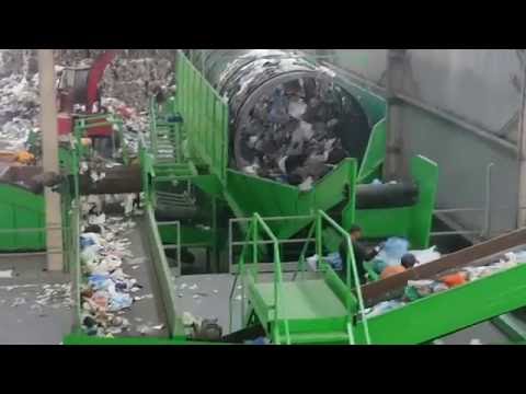 impianto di selezione rifiuti urbani