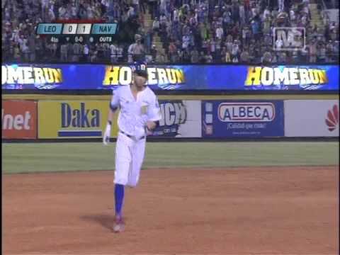 Jairo Pérez conecta HR contra el Caracas - Playoff 2016 LVBP