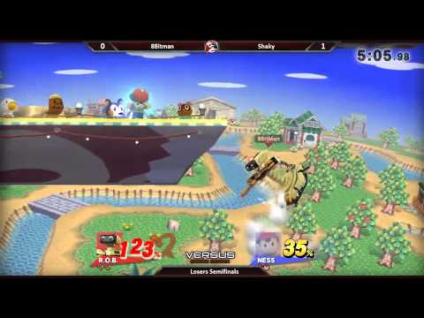 Versus Weekly 6/18/15 - Losers Semis - Shaky (Ness) vs. 8Bitman (ROB) - Smash 4