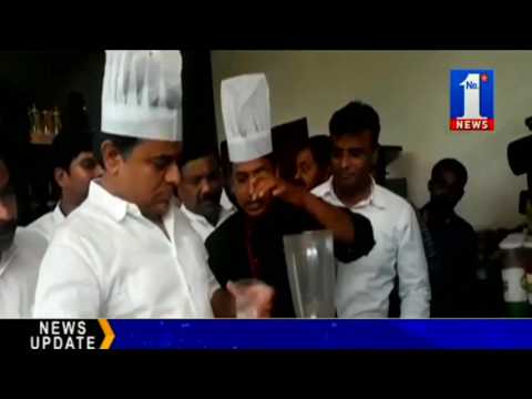 Telangana IT Minister KTR Sells Ice Cream || No.1 News