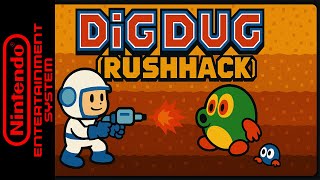 DigDug (RushHack) - NES Graphic Romhack