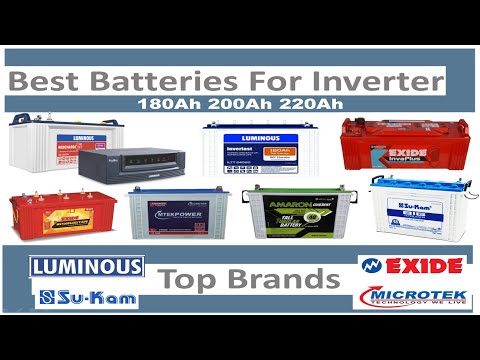 Best 180ah200ah220ah inverter batteries 2019 best tubular fl...