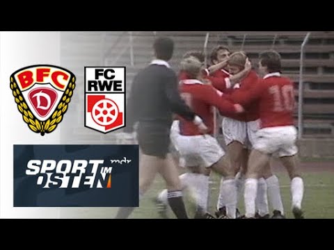 BFC Dynamo vs. Rot-Weiß Erfurt: Torfestivals 1984 und 1987 | Sport im Osten | MDR