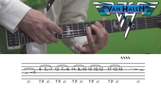 Push Comes to Shove (Van Halen) - guitar solo lesson, with tabs... and NEW GUITAR time!