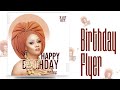 How To Create Simple Birthday Flyer On Smartphone Using Pixellab Birthday Flyer Tutorial 2021