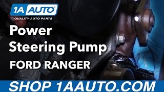 How to Replace Power Steering Pump 4.0L 01-11 Ford Ranger