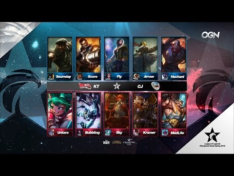 KT vs CJE Game 3 Highlights - KT ROLSTER vs CJ ENTUS - LCK Week 6 - SPRING 2016