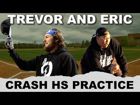 Trevor Bauer and Eric Sim Crash a High School Practice!!