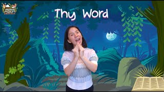 Thy Word Is A Lamp Unto My Feet | Action Song | Christian Children Song