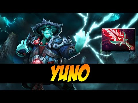 Yuno 8600MMR Plays Storm Spirit WITH BLOODTHORN - Dota 2
