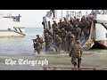 French soldiers hold D-Day re-enactment as 80th anniversary nears