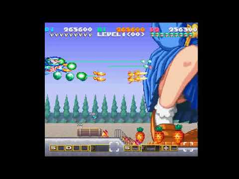 Jikkyou Oshaberi Parodius: Forever with Me (PS1) - Stage 2 + Accident 1