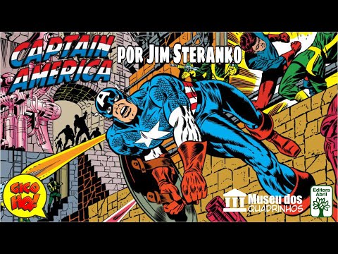 CAPITÃO AMÉRICA por JIM STERANKO! Museu dos Quadrinhos EXTRA!