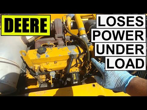 JOHN DEERE DIESEL LOSES POWER UNDER LOAD | Most Common Cause  of FUEL STARVATION ISSUE