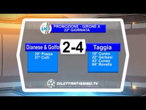 Dianese & Golfo VS Taggia 2-4 Promozione Girone A 22 Giornata 24 febbraio 2019