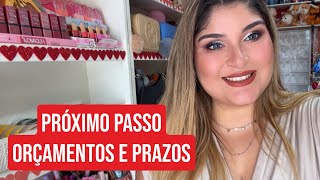 ORÇAMENTOS PARA A SEGUNDA LOJA FÍSICA - por Karine Gusmão