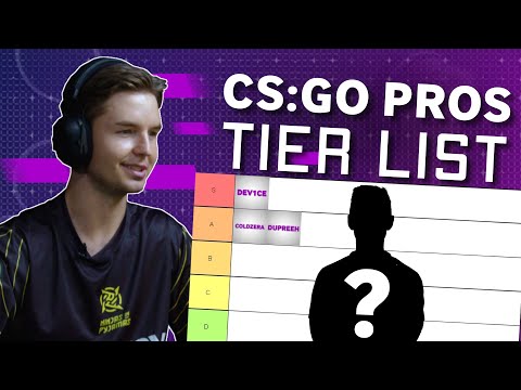 NIP Dev1ce's Greatest CS Players of ALL TIME tier list! 🐐