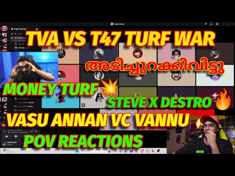 TVA VS T47 TURF WAR AND POV REACTIONS💀🔥| VASU ANNAN VC VANNU🔥| MONEY TURF ALWAYS TVA🔥