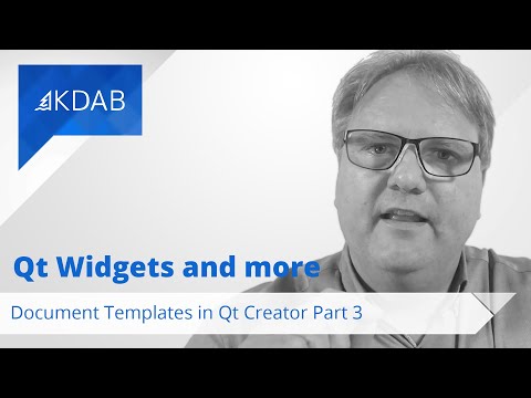 Document Templates in Qt Creator - Part 3