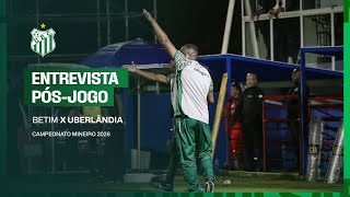 ENTREVISTA PÓS-JOGO | BETIM 1x1 UBERLÂNDIA - MINEIRO 2026 | JORGE CASTILHO