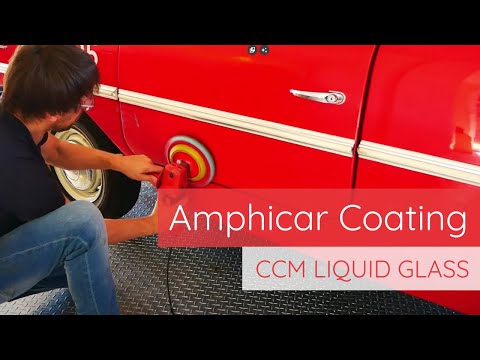 Coating an Amphicar with CCM Liquid Glass