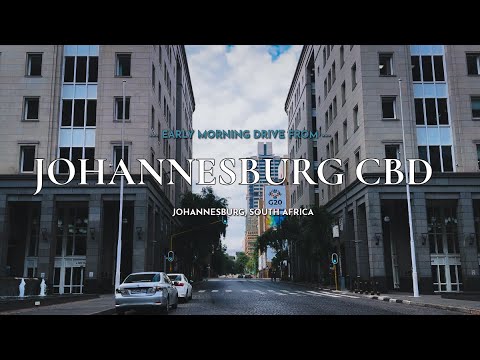 Sunday Morning Drive from Johannesburg CBD to Sandhurst via Rosebank (M9 Route), 🇿🇦