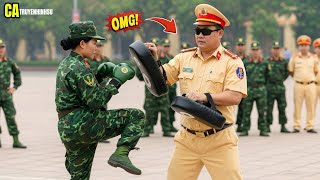 NỮ SĨ QUAN PHẢN ĐÒN GIỮA PHỐ: MỘT CÚ NGÃ KHIẾN CẢ HỆ THỐNG CHAO ĐẢO!