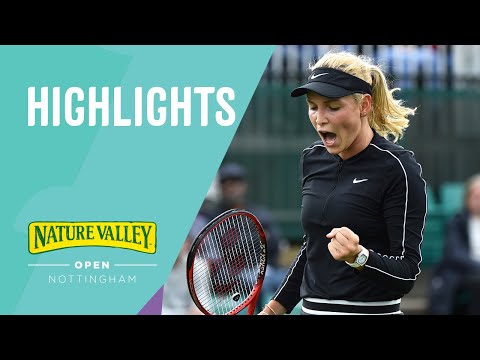 Highlights from semi-finals day at the Nature Valley Open