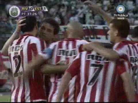 Gol de Desábato (Estudiantes) a River
