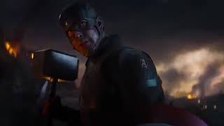 Download lagu Captain America vs Thanos Fight Scene Captain America Lifts Mjolnir Avengers Endgame 2019. mp3