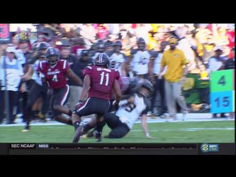 2016 USC vs Missouri - Chris Lammons Ejected for Targeting
