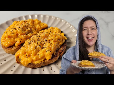 How To Make The Creamiest Scrambled Eggs Recipe | 2 Ingredients