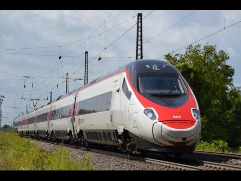 Zugverkehr in Heitersheim - ETR 610, ICE S, Alpäzähmer und mehr