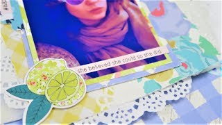 Scrapbook process ~ TPS June kit 2017 ~ Girls just wanna have fun