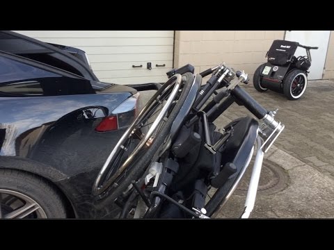 Test Tesla Model S Handbediengerät Rollstuhl