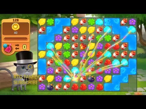 Meow Match LEVEL 128 How to beat the whole level with 1st move