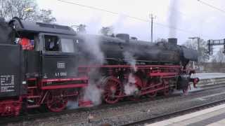 preview picture of video 'Dampflok 41 096 am 1.12. 2013 von Celle nach Wittingen'