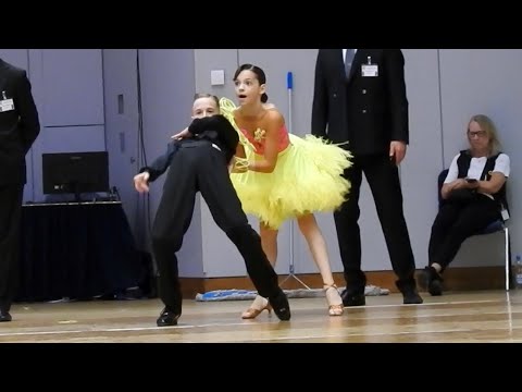 Iustin-Teodor Homiuc & Maya-Maria Anton (ROU) Junior 1 - Children [Chacha 2] GOC 2023 - Stuttgart