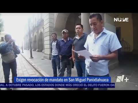 Exige Desaparición de Poderes en San Miguel Panixtlahuaca | Las Noticias Oaxaca -🔴 Noticias en vivo