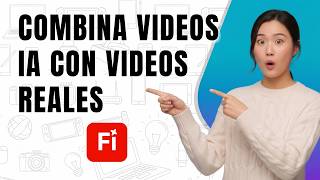 Cómo combinar videos IA con videos reales paso a paso