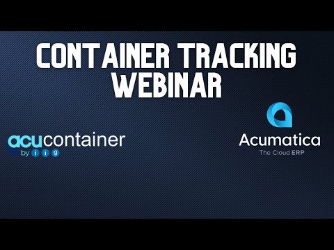 Container Tracking Overview