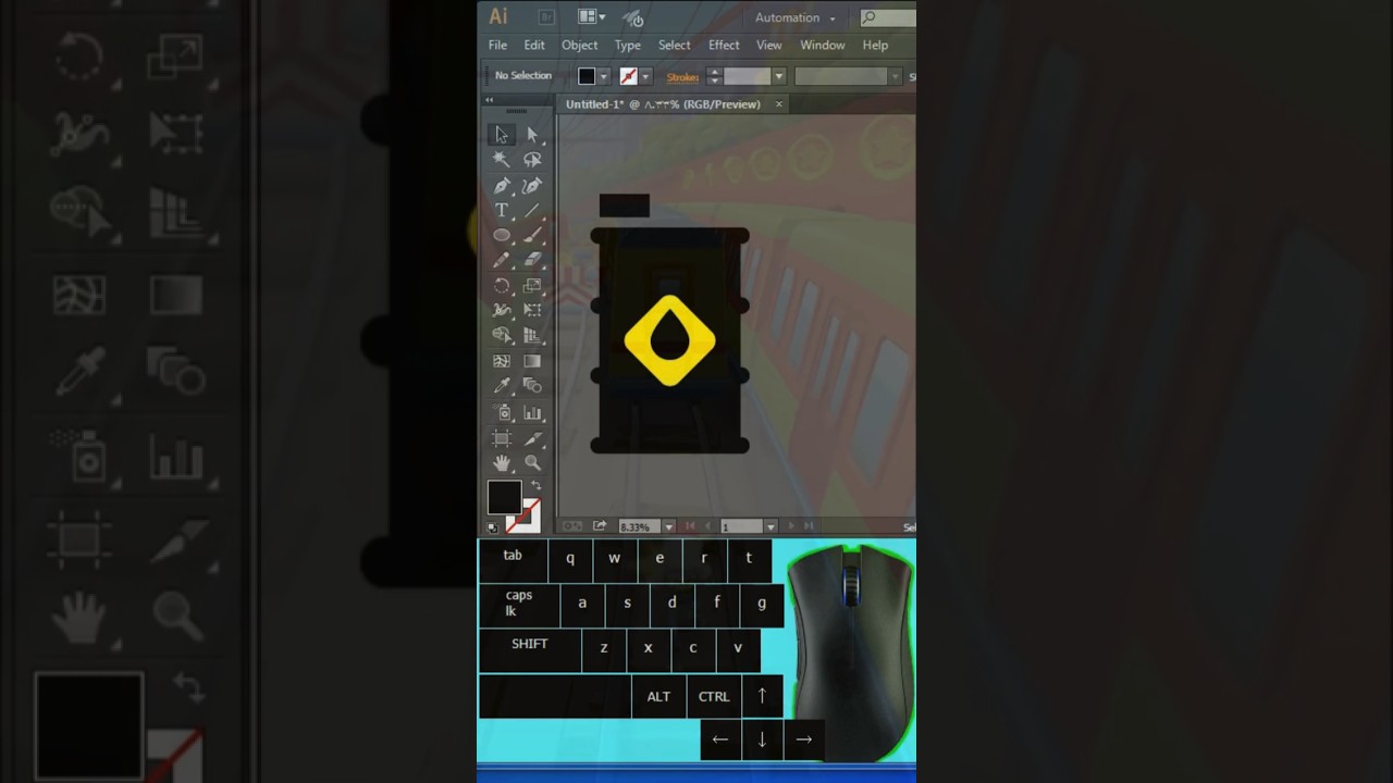 Oil barrel adobe illustrator tutorial 2026 #adobeillustrator #vectorart #shorts