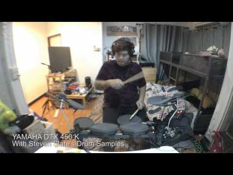 Yamaha DTX 450K With Steven Slate Drums SSD4 Test by Kit Bedroom Audio