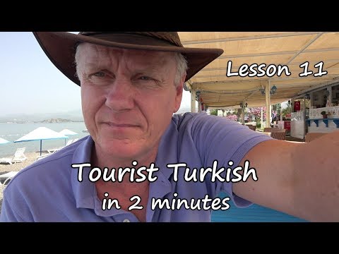 Learn Turkish in 2 minutes   lesson 11